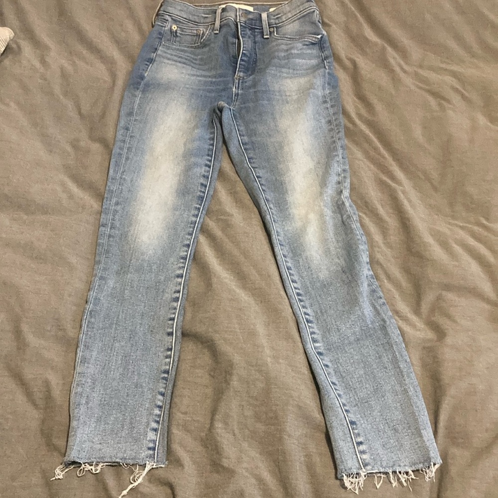 Denim Forum Lola high rise skinny jeans
